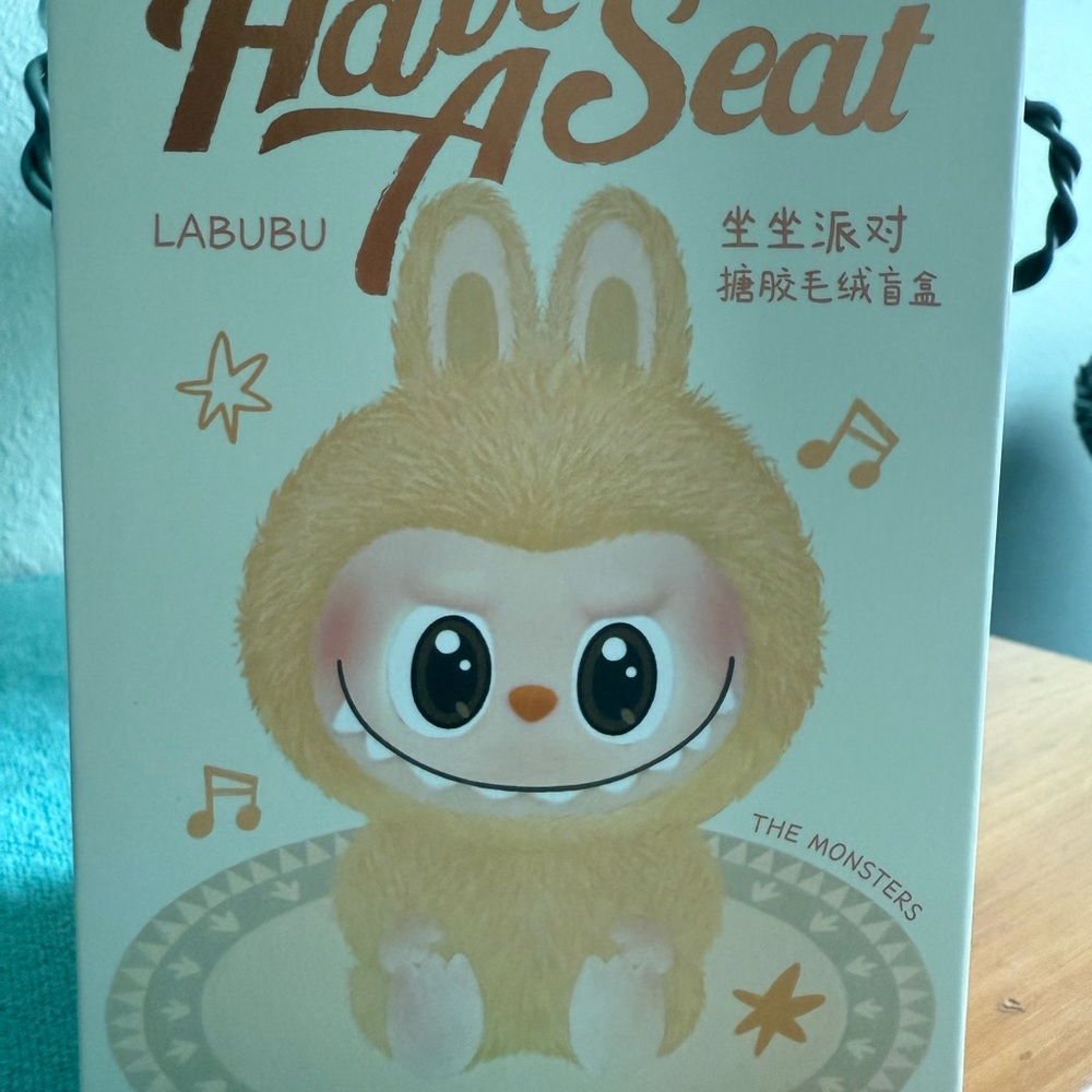 Labubu Plush have a sit Sisi”